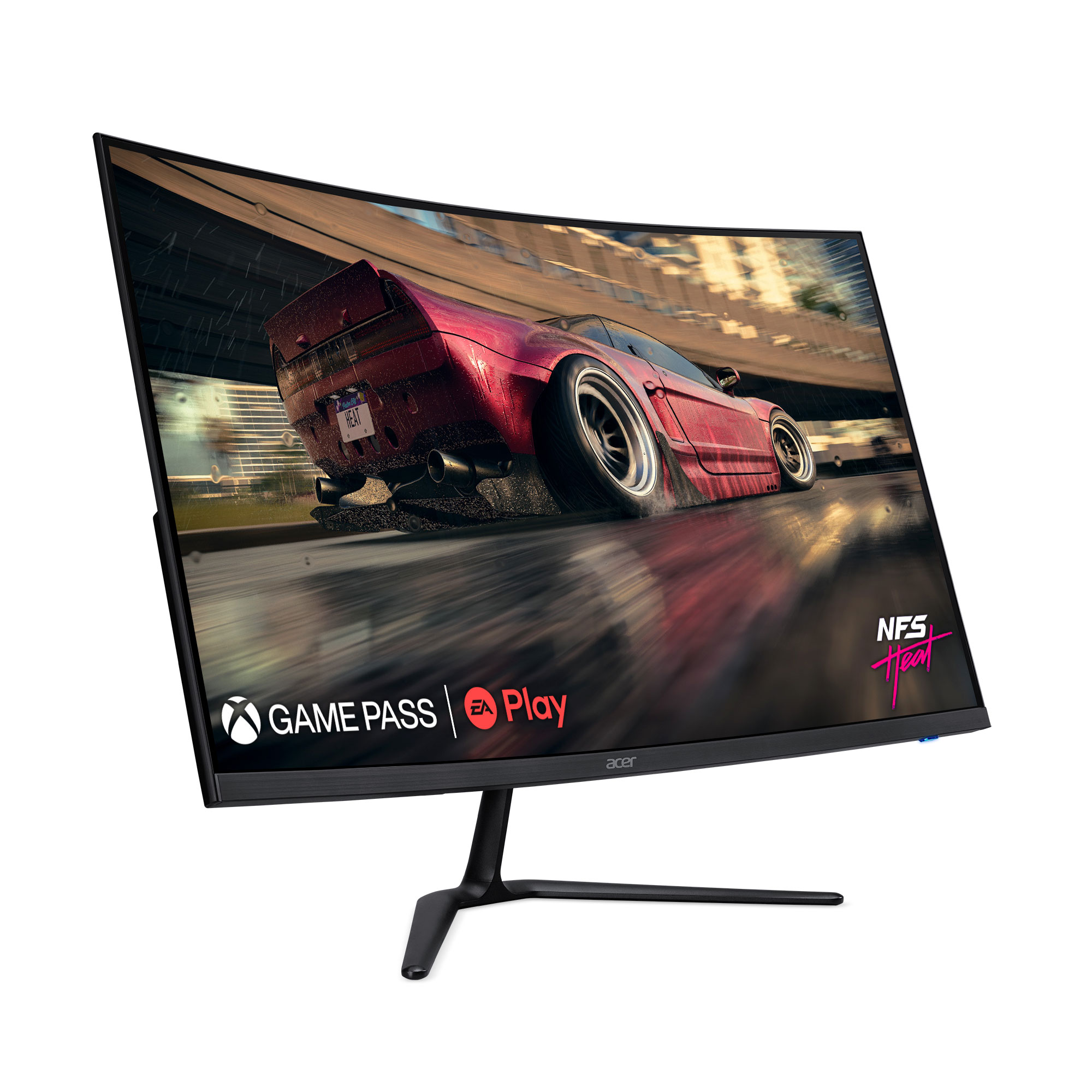 Acer Nitro 31.5" 1500R Curved Full HD (1920 x 1080) Gaming Monitor, Black, ED320QR S3biipx - image 2 of 8