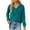 Green, variant on QUYUON Women Causal Button Sweatshirts Casual Long Sleeve Hooded Sweatshirt Drawstring Loose Button up Hoodies Pullover Tops with Pockets Winter Shirts Sweater Coat Fall Sweatshirts Navy XL