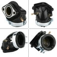 thumbnail image 1 of Carburetor Boot Joint, Intake Manifold Boot Durable Exquisite Workmanship High Reliability  For GY6 125CC 150CC, 1 of 8