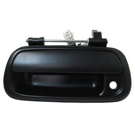 - Smooth Black Rear Tailgate Door Handle For 2000 2001 2002 2003 2004 2005 2006 Toyota Tundra Pickup w/Lock Provision
