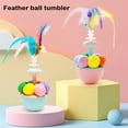 thumbnail image 2 of Interactive Tumbler Cat Toy with Feather Plush Balls Tumbler Cat Teaser Toy Self-Play Feather Teasing Wand for Indoor Cats Anxiety Boredom Relief, 2 of 8