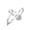 S-R, variant on 925 Sterling Silver Heart Rings For Women S Stackable Ring Adjustable Rings For Teen S Cute Heart Alphabet Rings, A-Z Ring