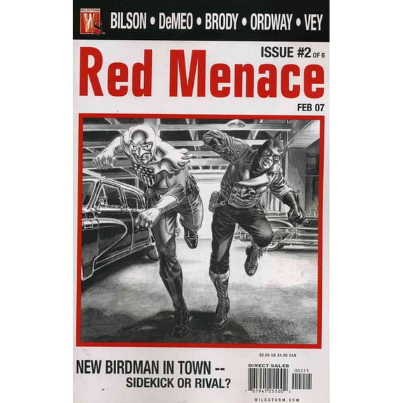 Red Menace #2 VF ; WildStorm Comic Book