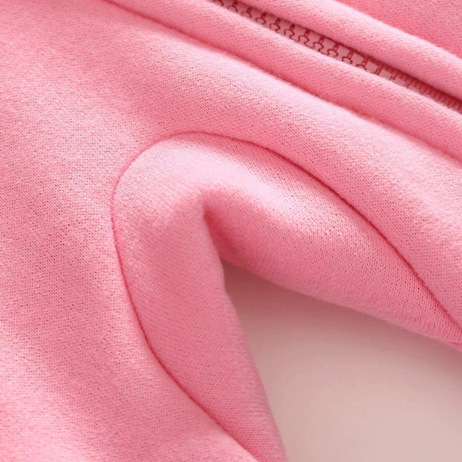 TOOYOU Boys Bodysuit Outfit New Baby Boy Girls Onesies Ribbed Pajamas Zipper Long Sleeve Cute Animal Shaped Dressing Up Jumpsuit One-Piece Romper Size 0-3 Months Pink