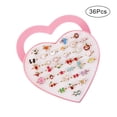 thumbnail image 1 of 36pcs/set Korean Style Alloy Cartoon Children Ring, 1 of 8