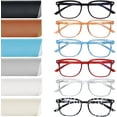 thumbnail image 1 of CLASAGA Reading Glasses for Women Men, Blue Light Blocking Ladies Computer Readers Eyewear with Spring Hinge, 1 of 7