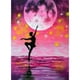 thumbnail image 1 of Pintura (DB6356) Kit completo de diamantes de imitación redondos de bricolaje Imagen de niña de ballet (B3314 Luna) 30x40cm FLhrweasw Nuevo, 1 of 1