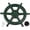 Green, variant on Swing Set Stuff Ships Wheel (Green) with SSS Logo Sticker