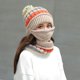 thumbnail image 2 of Gorro De Punto De Invierno Para Mujer, Bufanda Para Cubrir La Cara, Conjunto 3 En 1, Gorro De Punto Grueso Y Cálido Con Pompón Kearding AP007829-02, 2 of 6