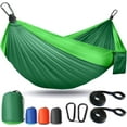 thumbnail image 1 of YSTIANN Hamac de Camping, Léger et Portable avec Sangles pour Arbre - Hamac en Nylon Simple/double Parachute pour Randonnée, Camping et Plage WJ85-3476, 1 of 7