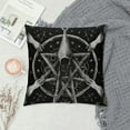 thumbnail image 2 of Erapdaur Pentagram Dan Hillier Gothic Art Home Decor Pillow Cover Living Room Sofa Couch Car Zipper Closure Year-Round Use 1PC 22x22in, 2 of 5