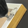 thumbnail image 4 of 100 Pack Heavy Duty D-Ring Picture Hangers with Screws for Hanging Clock Paintings Artwork Picture Frame Hook Photo Mirrors - Pro Quality Single Hole D-Rings, 4 of 6