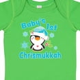thumbnail image 4 of Inktastic Baby's 1st Chrismukkah with Cute Baby Penguin and Snowflakes Boys or Girls Baby Bodysuit, 4 of 5