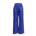 thumbnail image 5 of Rhuody Summer Pants For Women Elastic Waist Solid Color Wide Leg Relax Fit Loose Fit Trousers Charm Bottoms L Blue, 5 of 6