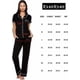 thumbnail image 2 of Womens Pajama Sets - Notch Collar Pajama Top and Pajama Pants PJ Set - Pajamas for Women Logo, 2 of 4