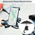 thumbnail image 2 of Soporte para Teléfono de Motocicleta Unique Bargains para Montaje en Espejo Retrovisor 4.7-7.2" Negro, 2 of 7