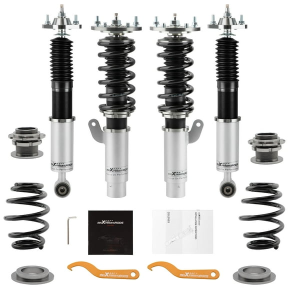 Maxpeedingrods Coilover Suspension Kits for BMW E46 3 Series 328 320 M3 24 Ways Adj. Damper