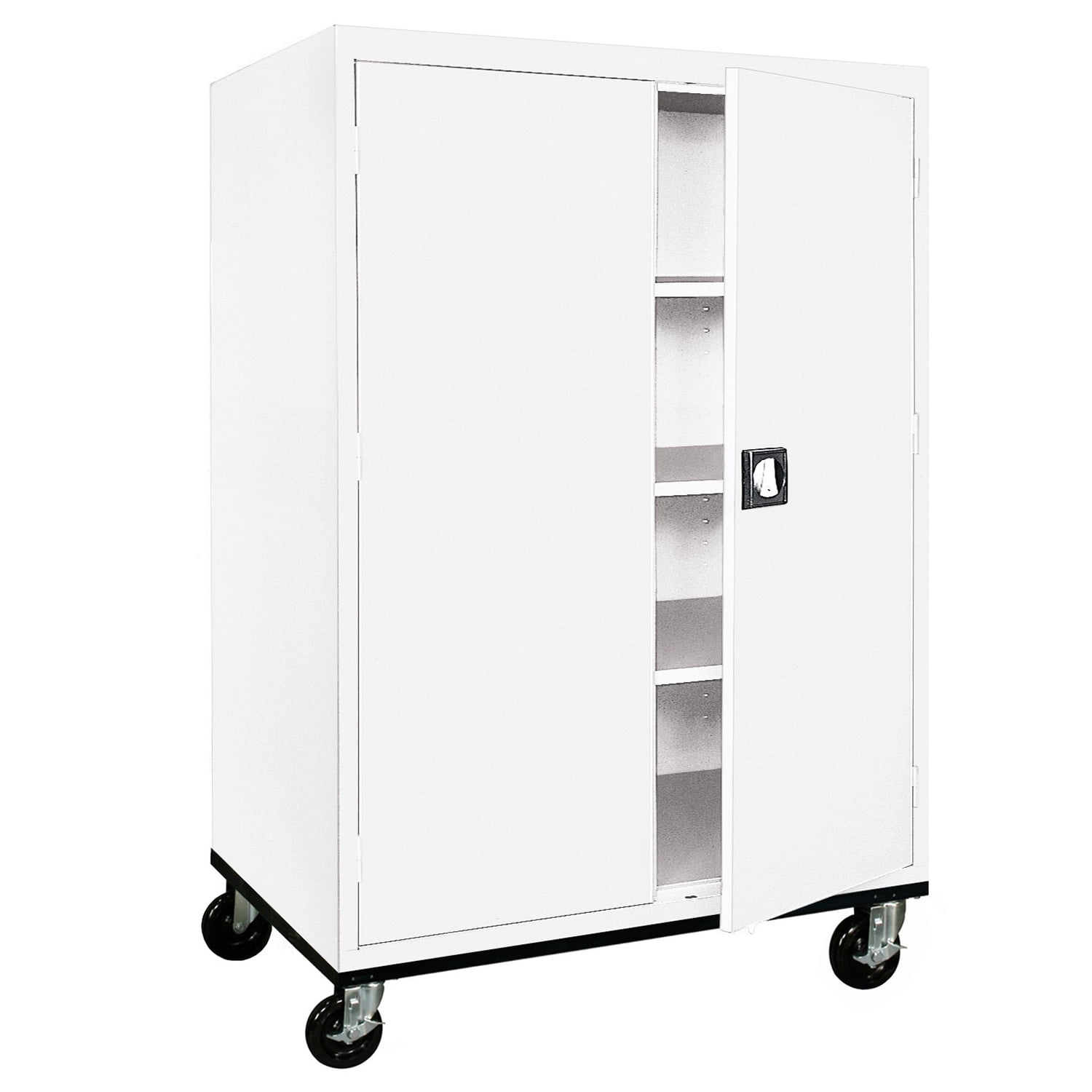Sandusky Lee 46"W x 24"D x 66"H 4Shelf Transport Mobile Storage