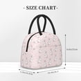 thumbnail image 2 of Fotbe Rabbit Pattern Lunch Bag, Insulated Lunch Box, Small Leakproof Cooler Food Lunch Containers Reusable High Capacity Lunch Tote Bags for Work, Travel, Outdoor, 2 of 6