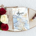 thumbnail image 4 of Koyal Wholesale Gold Blue Agate Wedding Advice & Well Wishes Guest Book Cards for Bride and Groom, 56 Pack, 4 of 5