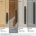 thumbnail image 3 of Amerock Balon 3-3/4 inch (96mm) Center-to-Center Matte Black Cabinet Pull, 3 of 6