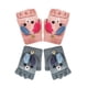 thumbnail image 1 of 2 pares de guantes de invierno para niños de 6 a 13 años, manoplas tejidas con 5 dedos, guantes cálidos de cachemira para bebé, unisex para niñas, 1 of 4