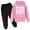 Z06-Pink, variant on Gaexia Boys Sets Size 7-8 New Hooded Football Letter Printed Hoodie Pants Children's Casual Two Piece Fashion Trend American Football Fans Sports Gift Athletic Sweatsuits Blue, 4-5 Years