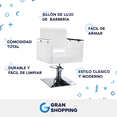 thumbnail image 3 of Silla para Estética Premium Gran Shopping, Ajuste de Altura blanco, 3 of 10