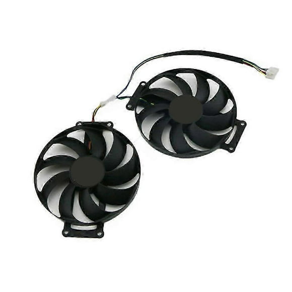 1Pair FDC10H12S9-C RTX 2060 SUPER 2070 GTX1660 Ti Cooling Fan for ASUS GTX 1660 1660Ti DUAL EVO OC
