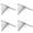 White 4PCS, variant on Adjustable Chocolate Funnel for Baking Cake Decorating Tools Kitchen, White 1PCS