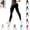Black, variant on Yoga Pants Women 3D Leggings Cellulite Compression Anti-Cellulite Pants Gym Workout High Waist Butt Lifting Tummy Control Trousers (Hot Pink, S)