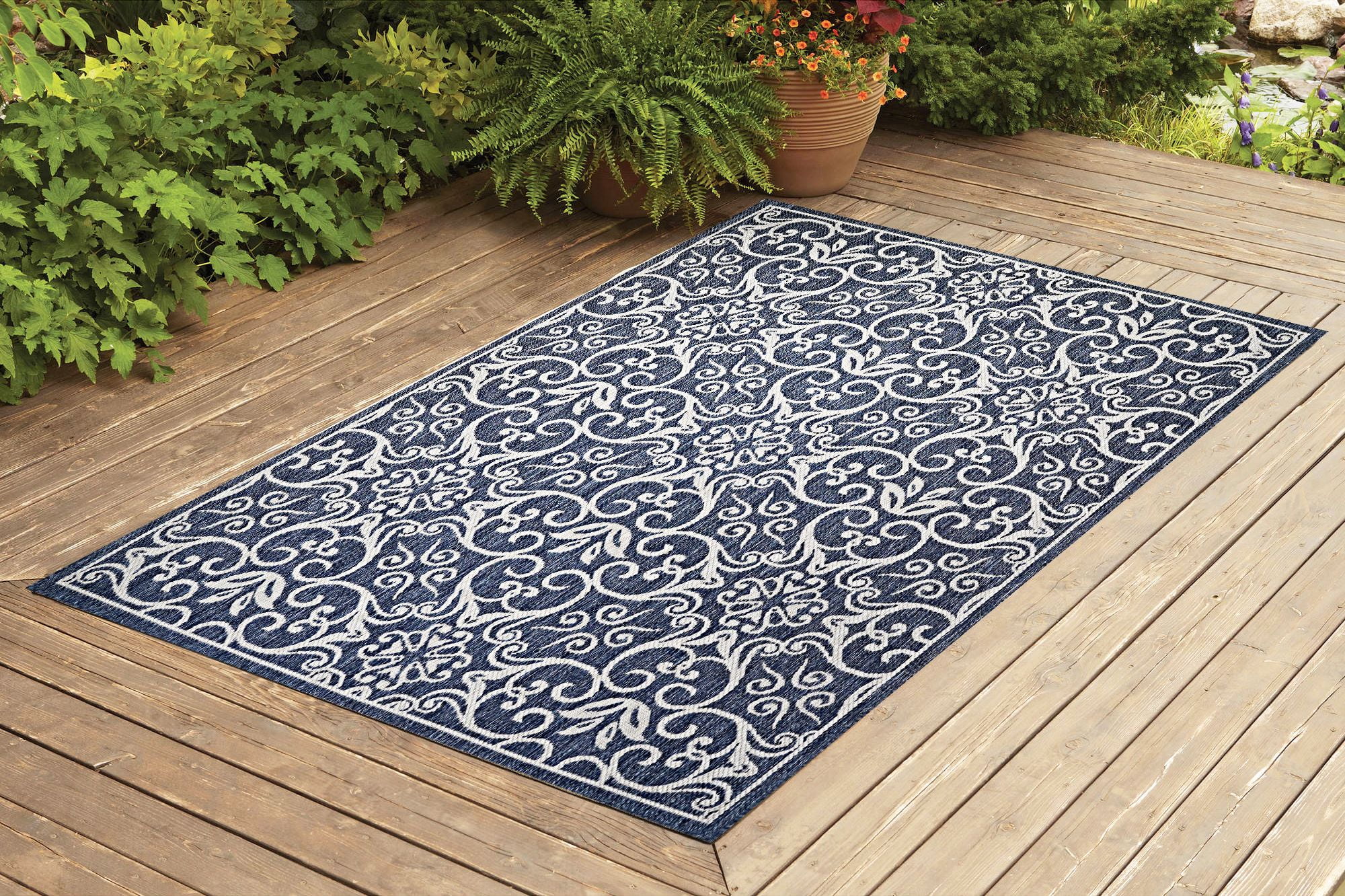 Benissimo Contemporary Indoor Outdoor Area Rug RAMS HORN Collection I 