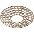 thumbnail image 2 of 24"OD x 8 3/4"ID x 3/8"T Fink Wood Fretwork Pierced Ceiling Medallion, Hickory, 2 of 3