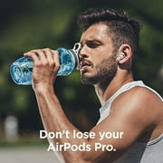 elago AirPods Pro Ear Hooks for AirPods Pro, AirPods Pro 2nd Gen, AirPods 4, AirPods 1 & 2 & 3(White) - AirPods EarHooks hold your AirPods securely, Great for fitness activities