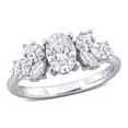 thumbnail image 2 of Everly Women's Created Moissanite 10K White Gold Engagement Ring, 2 of 2