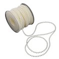 thumbnail image 2 of Cuerda de carrete de perlas Beige de aproximadamente 32 pies, guirnalda de cuentas de perlas decoración para fiesta de boda manualidades DIY mide 3mm de diámetro, 2 of 5