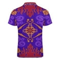 thumbnail image 5 of Aladdin's Magic Lamp Men Zipper T-shirt Summer Casual Short Sleeve T-shirt Top, 5 of 7