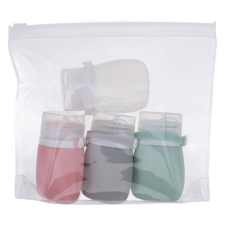 AURARMLET Travel Size Squeeze Bottles Set EVA Material Portable Travel Bottles for Toiletries 1 Set