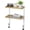 2-tier 12.5 Inches Natural, variant on Clamp On Desk Shelf 2-Tier, 12.5 inche Wood Shelving Unit for Office Desk/Gaming Accessories, Tabletop Book Storage Rack, Shelf for Top & Under of Desk, Brown