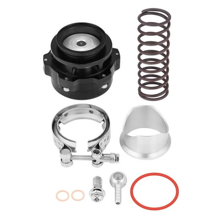 Blow Off Valve Flange - Yosoo Aluminum Alloy Universal 50mm/2inch Car Turbo Blow Off Valve BOV Kit with Adapter Spring, 50mm Blow Off Valve,Blow Off Valve