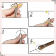 thumbnail image 3 of Doll Hair Rerooting Rehair Tool For Doll Hair Making Tool Kit Black-Yvan, 3 of 5
