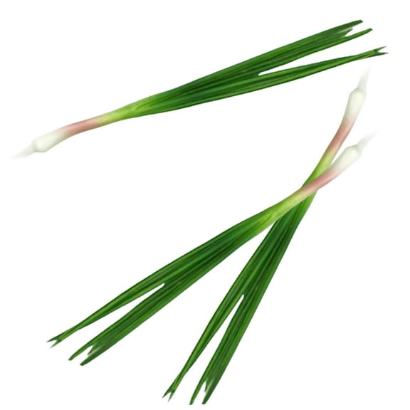 3Pcs Realistic Simulation Scallions Simulation Vegetables Artificial Green Onions for Home Decoration and Photography