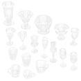 thumbnail image 4 of Miangastore 17pcs Doll House Miniature Tableware Model Kitchen Tableware Ornament Miniature Cup 1:12, 4 of 8