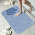 thumbnail image 4 of JingChun Bathtub Mat Non Slip, Shower Foot Scrubber Mat, Long Bath Mat for Tub Non Slip with Suction Cups Drain Holes, Shower Mat with Foot Scrubber, Machine Washable, 4 of 6