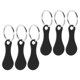 thumbnail image 1 of unbranded 6Ud Llavero Token Metálico Para Carrito De Supermercado Inoxidable Negro Resistente, 1 of 8
