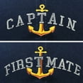 thumbnail image 2 of DALIX Matching Captain And First Mate Hat Set Embroidered Ball Cap in Navy Blue, 2 of 7