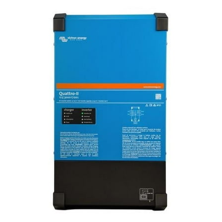 Victron Energy MultiPlus-II 2X Pure Sine Wave Inverter Charger for 70 amp Battery, 120V, 3000VA 24-Volt