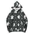 thumbnail image 4 of Women Hoodies Festive Halloween Letter Print Sweatshirt Stylish Long Sleeve Pullover Tops for Autumn Celebration, 4 of 6