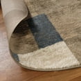thumbnail image 4 of Superior Modern Geometric Fire Retardant and Anti-Static Indoor Area Rug, 8' Round, Beige-Blue, 4 of 7