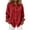 Red, variant on gbyLJF Womens Button Down Corduroy Shirt Long Sleeve Turndown Collar Blouse Solid Color Striped Casual Tops